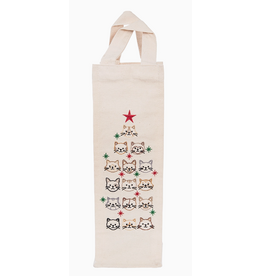 C and F Home Holiday Wine Bag, Cat Tree
