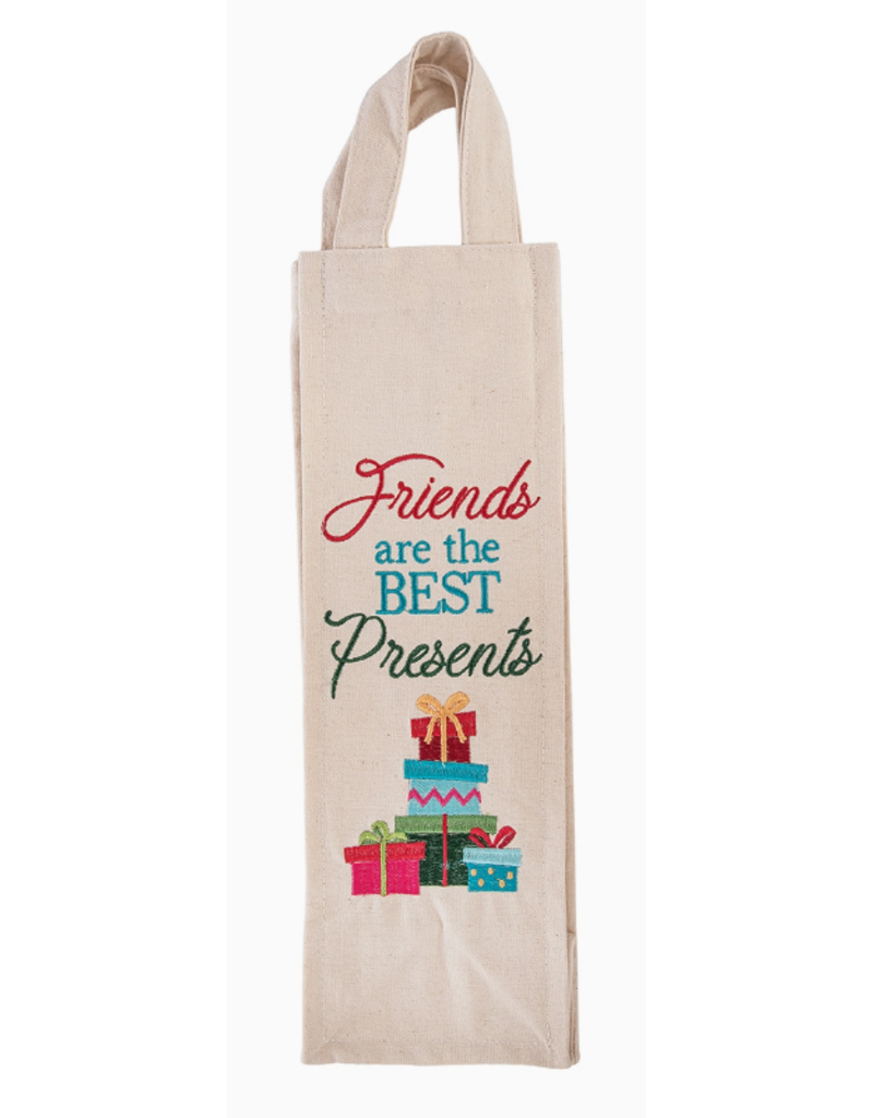 C and F Home Holiday Wine Bag, Friends Presents