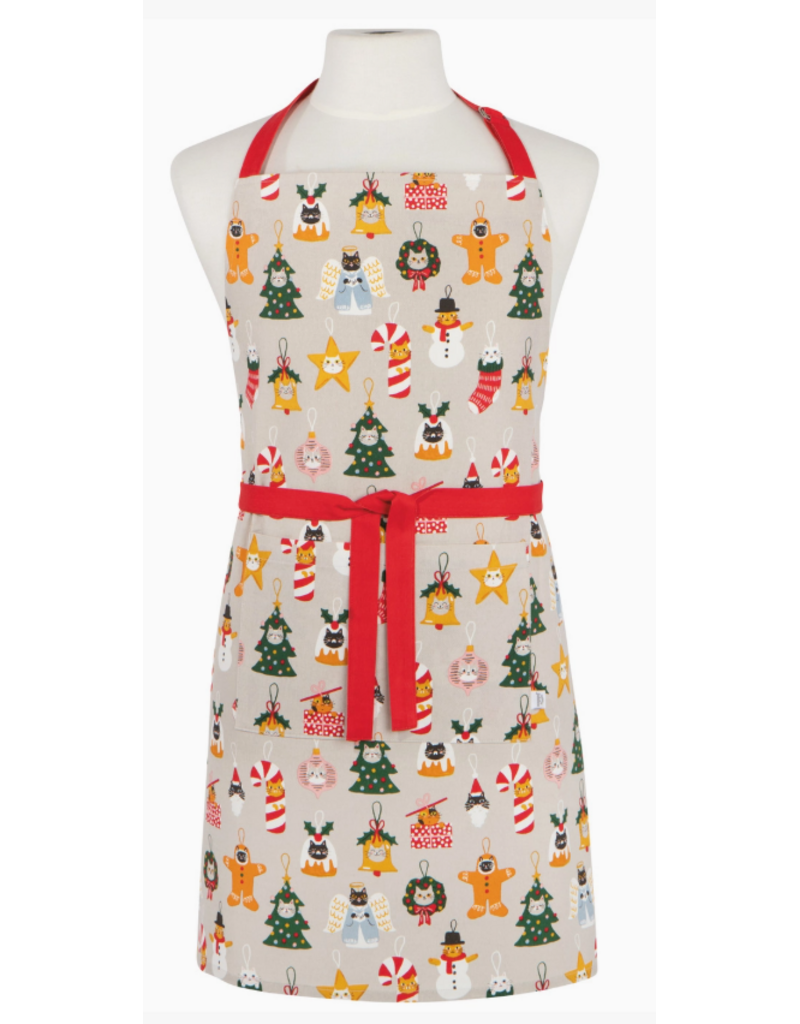 Now Designs Holiday Apron, Bauble Cats
