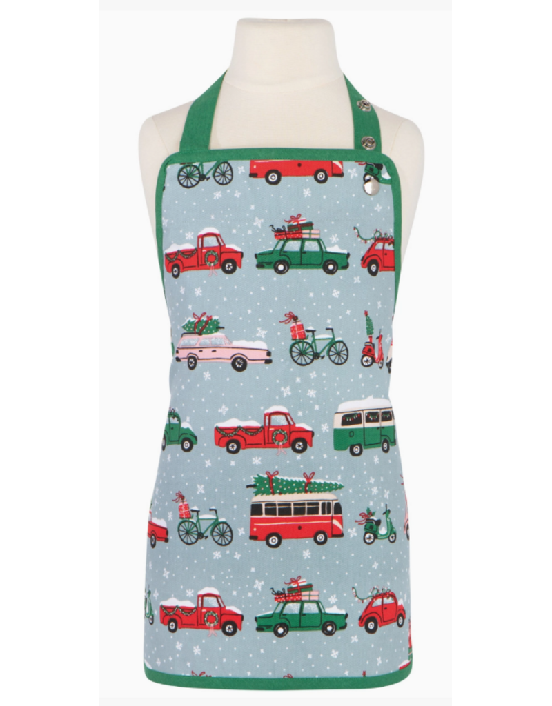 Now Designs Holiday Apron, Holiday Traffic CHILD