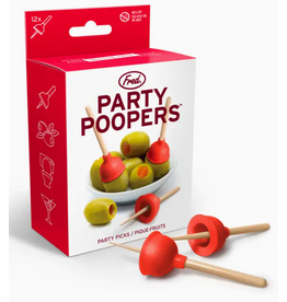 Fred/Lifetime Party Poopers Cocktail Picks, Set of 24