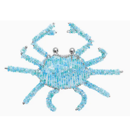 C and F Home Ornament, Beaded Blue Crab