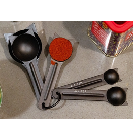 Cat Measuring Spoons, Set of 5, stainless