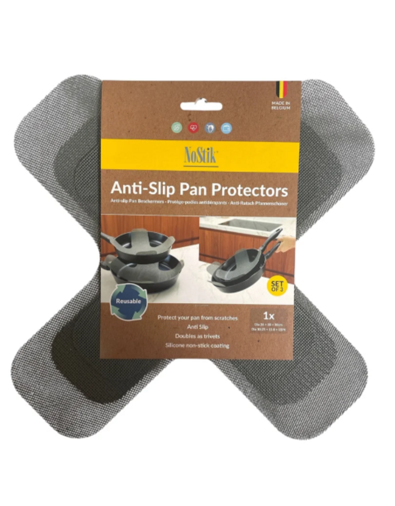 noStik Anti-Slip Pan Protectors, set of 3
