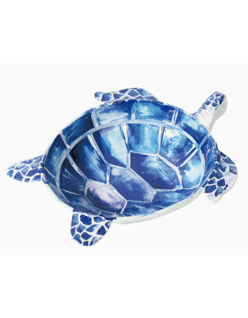 Supreme Housewares Melamine Sea Turtle BOWL, Indigo Blue 10"