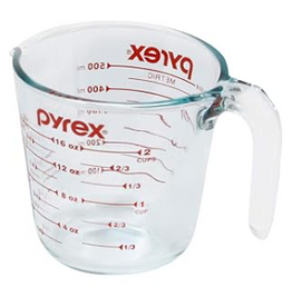 PYREX 2 Cup Glass Measuring Cup