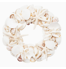 C and F Home Holiday Shell Coastal Wreath, 13" dia