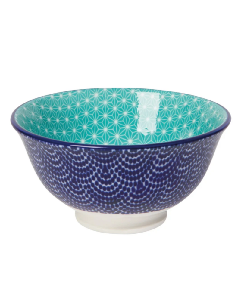 Now Designs Stamped Bowl 3" Blue Waves