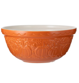 Mason Cash FALL Ceramic S12 Mixing Bowl 11.75", PUMPKIN-micr and dish safe