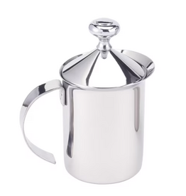 Harold Imports Fino Milk Creamer Frother Cappuccino Foam Pitcher, 14oz