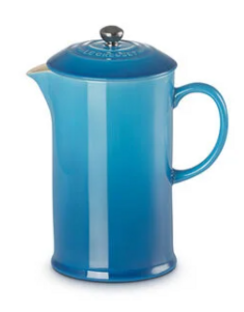 Le Creuset French Press Coffee Maker, Marseille Blue