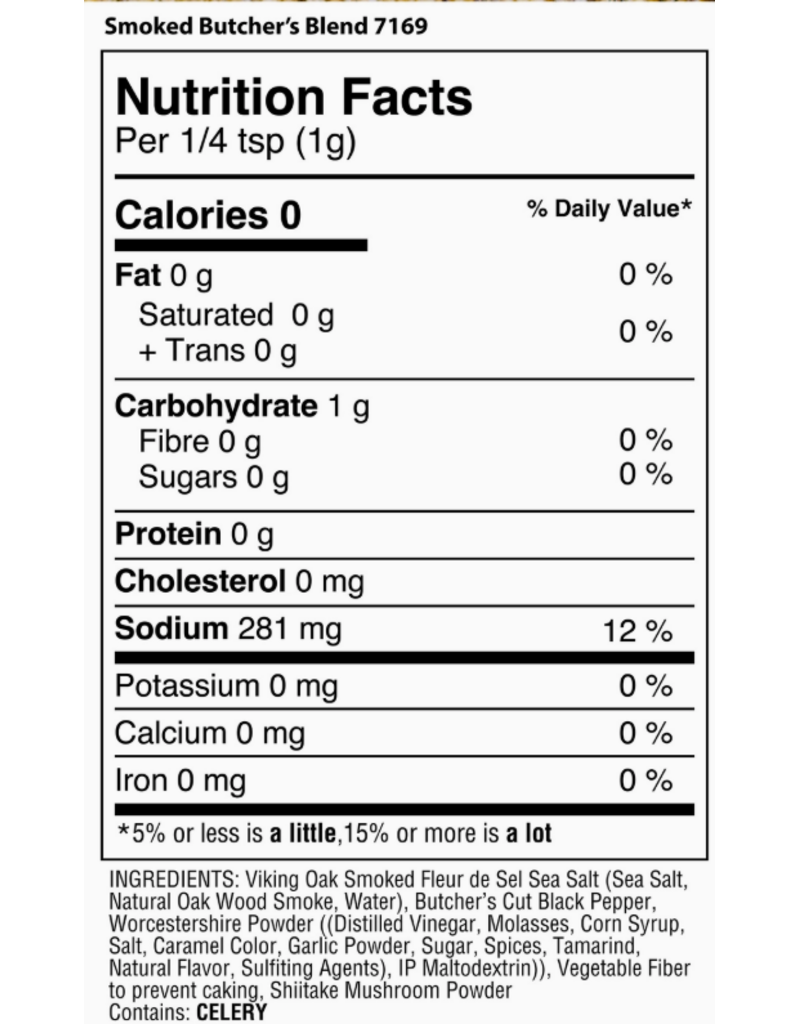 Spice Lab SMOKED Butcher's Blend Seasoning, 5.9oz shaker