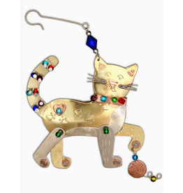 Pilgrim Imports Ornament, Sassy Cat, Nickel-Copper-Brass
