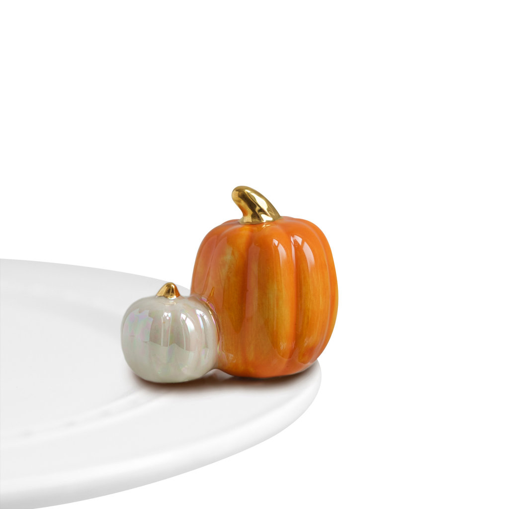 nora fleming pumpkin spice mini (two pumpkins)