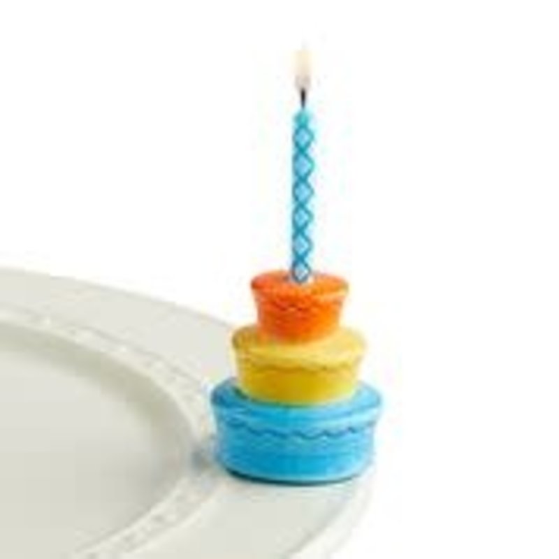 nora fleming best birthday ever! mini (cake/candle)