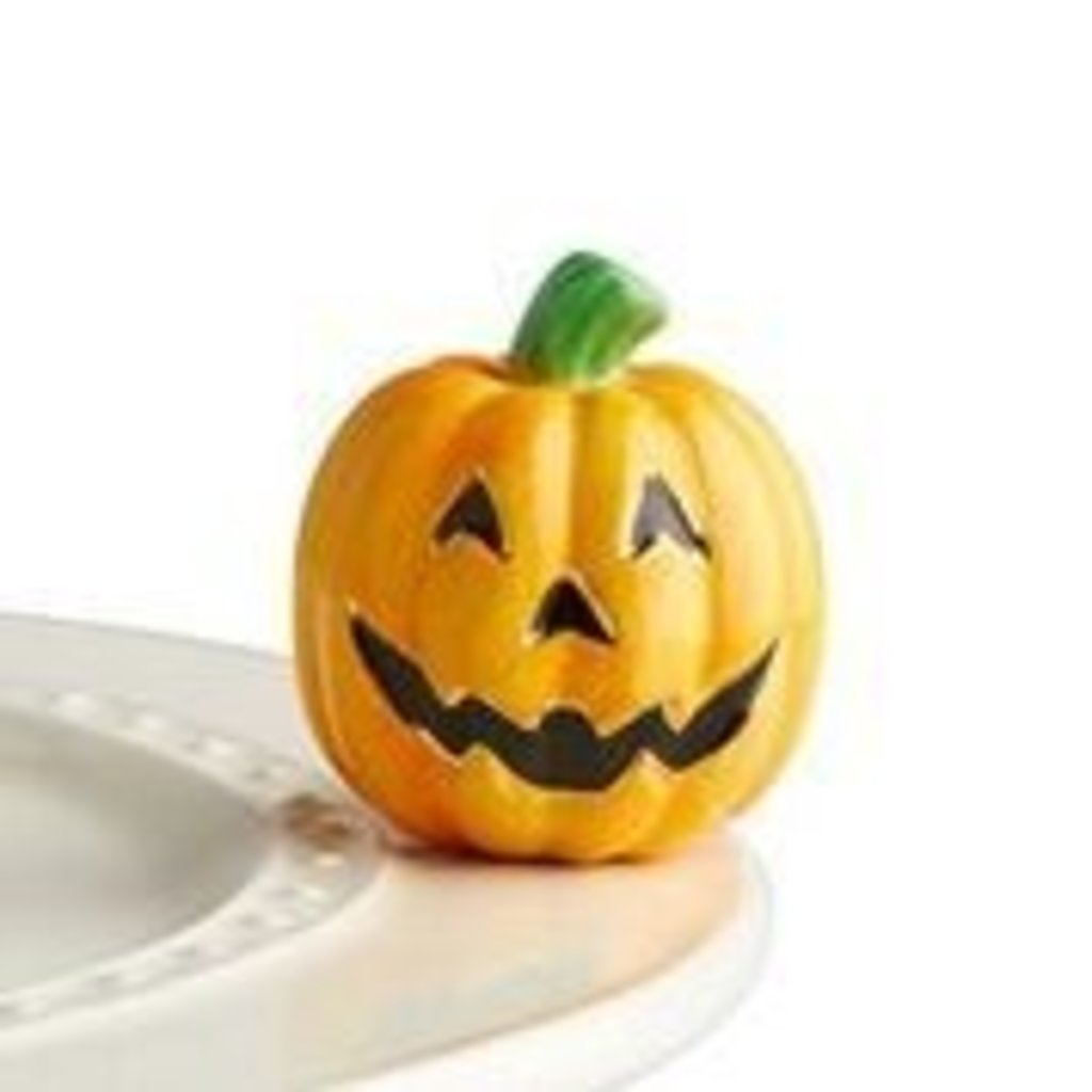 nora fleming carved cutie mini (jack o lantern)