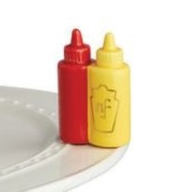 nora fleming main squeeze  mini (ketchup/mustard)