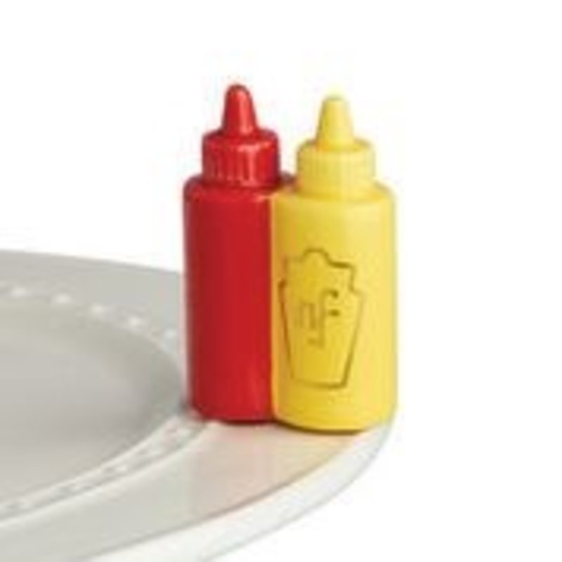 nora fleming main squeeze  mini (ketchup/mustard)