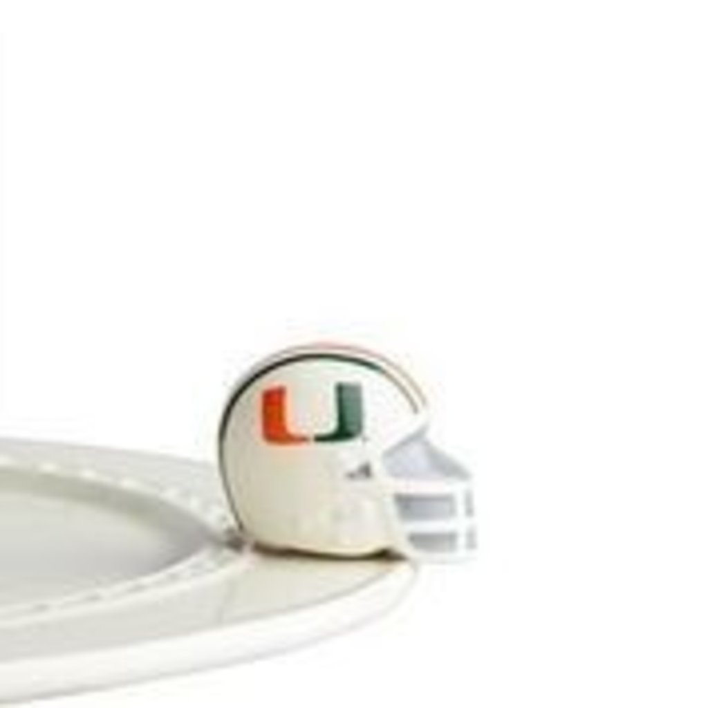 nora fleming u miami helmet mini