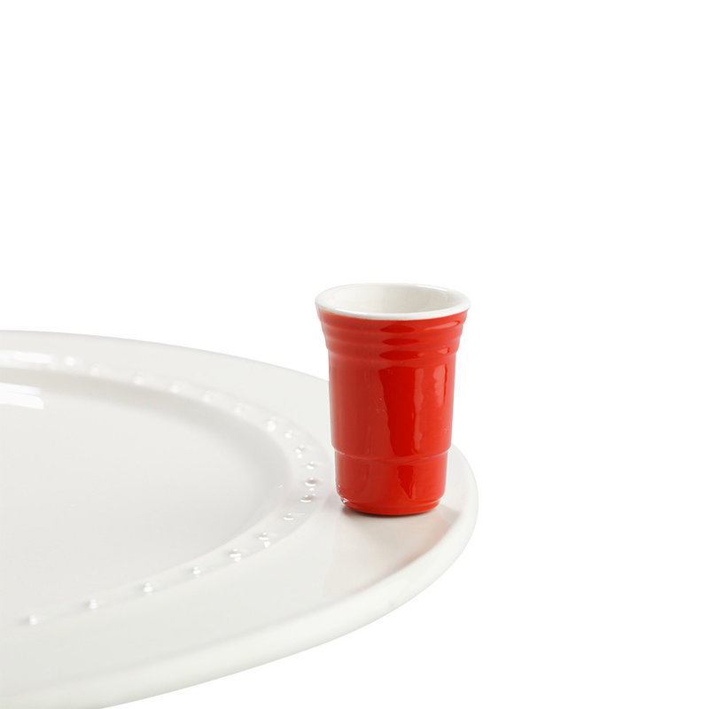 nora fleming fill me up mini (red solo cup)