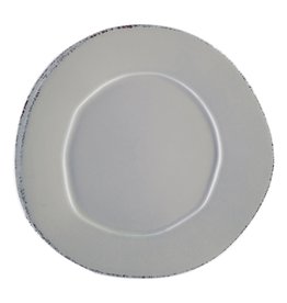 Vietri Lastra Gray Dinner Plate