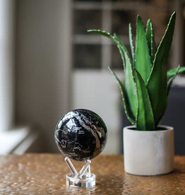 MOVA  International Black & Silver  Globe, 4.5 inch