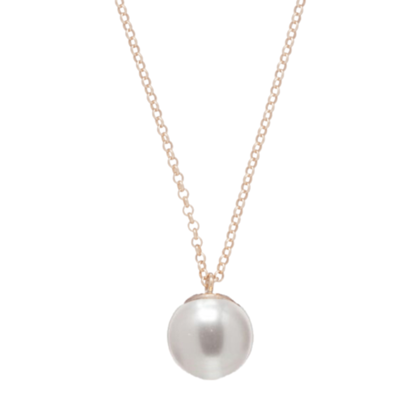 enewton 16" Necklace Gold - Clarity Pearl Charm