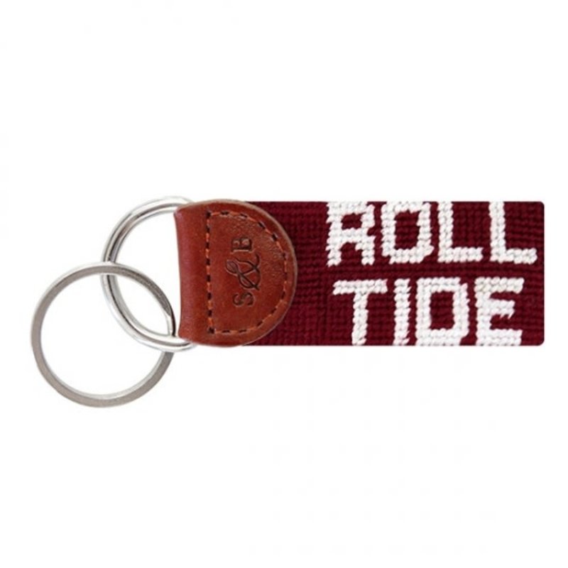 Smathers & Branson Alabama Roll Tide Needlepoint Key Fob