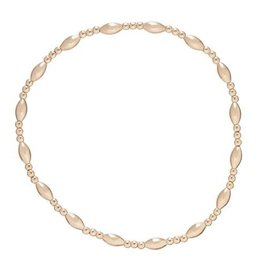 ENewton Design Harmony Sincerity Pattern 2mm Bead Bracelet Gold