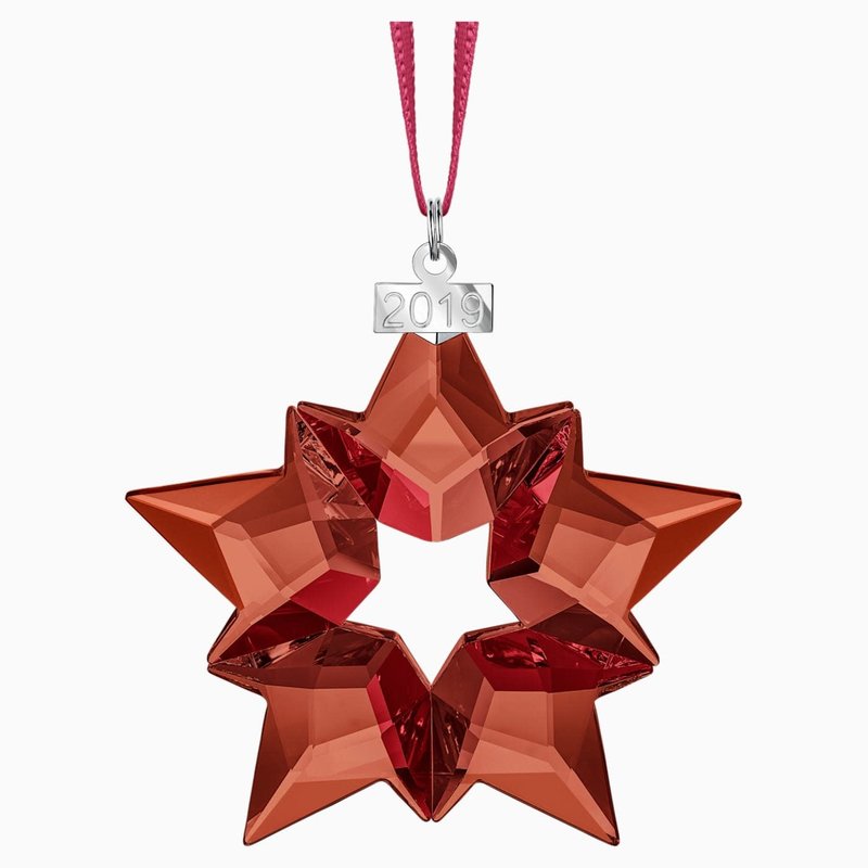 Swarovski 2019 ANNUAL EDITION RED SWAROVSKI CHRISTMAS ORNAMENT