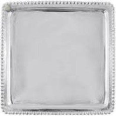 Mariposa Charms Beaded Square Plate