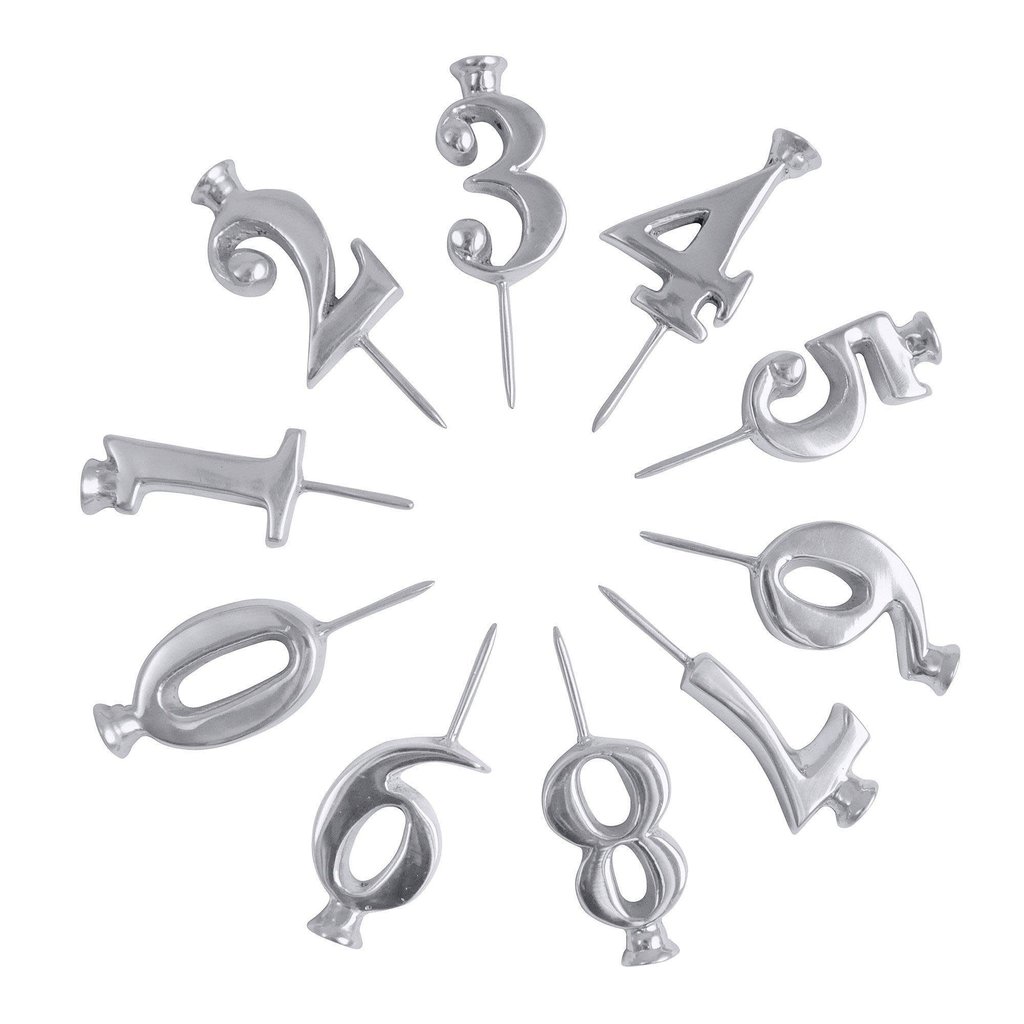 Mariposa Number Candle Holder Set