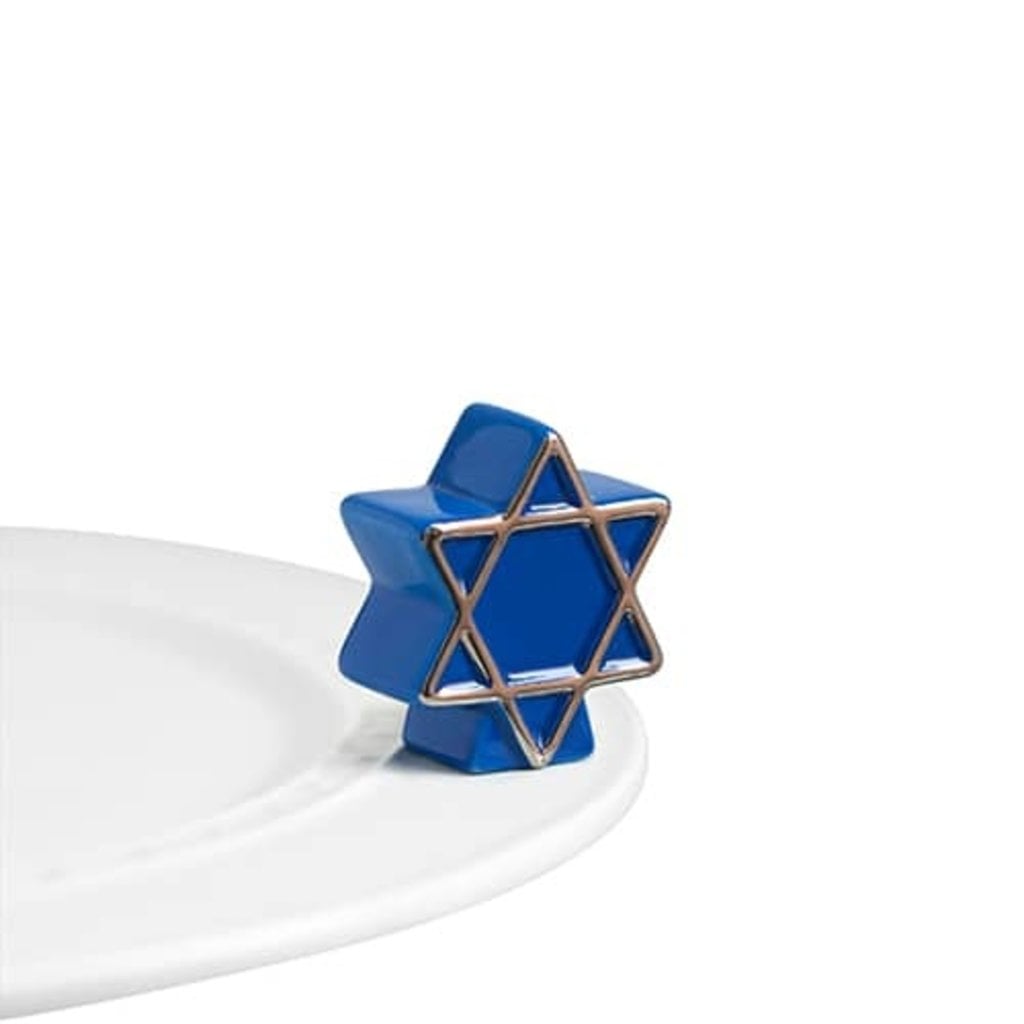 nora fleming star of david mini(blue star)