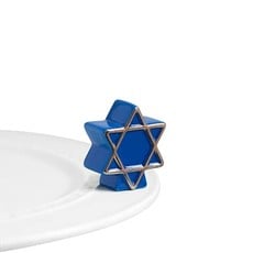 nora fleming star of david mini(blue star)