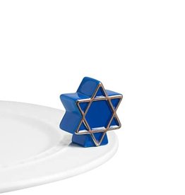 nora fleming star of david mini(blue star)