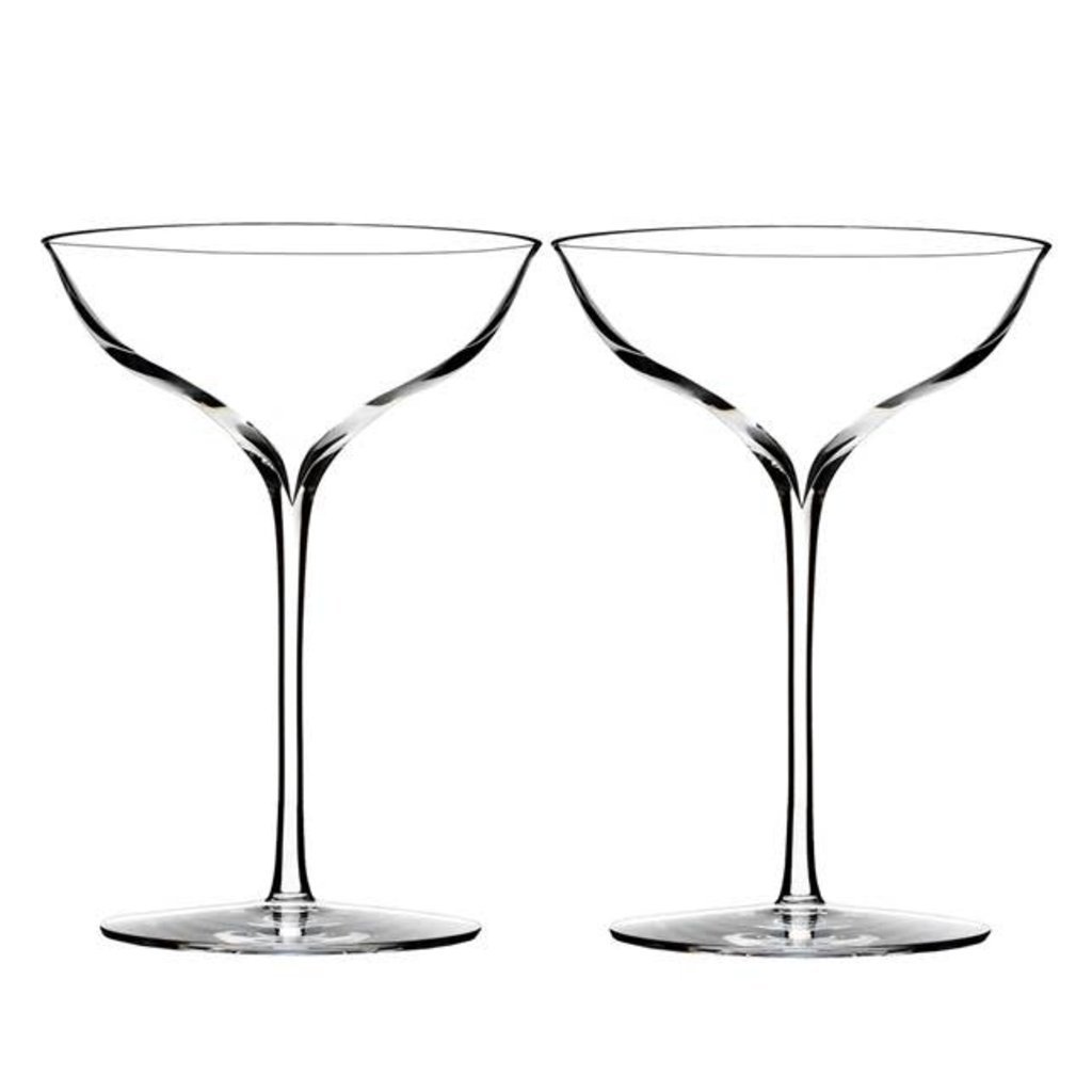Waterford Elegance Champagne Belle Coupe, Pair
