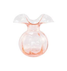 Hibiscus Glass Pink Bud Vase