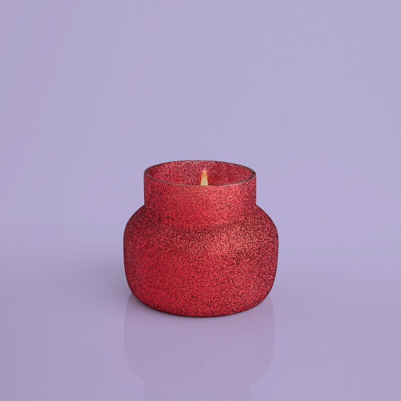 capri BLUE Volcano Glam Red Petite Jar, 8 oz