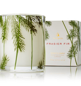 Thymes Frasier Fir Poured Candle, Pine Needle Design