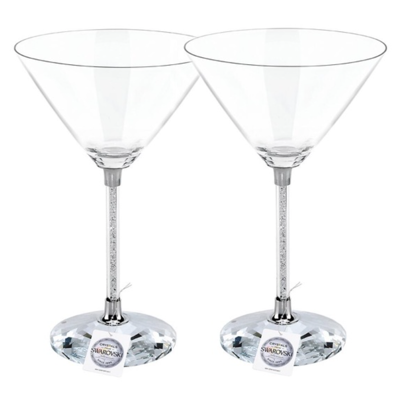 Swarovski Swarovski COCKTAIL Martini Crystalline (SET of 2) Glasses