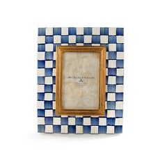 Mackenzie-Childs Royal Check Enamel Frame - 4" X 6"