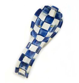 Mackenzie-Childs Royal Check Enamel Spoon Rest