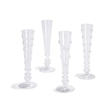 Verre Champagne Flute, asst individually priced