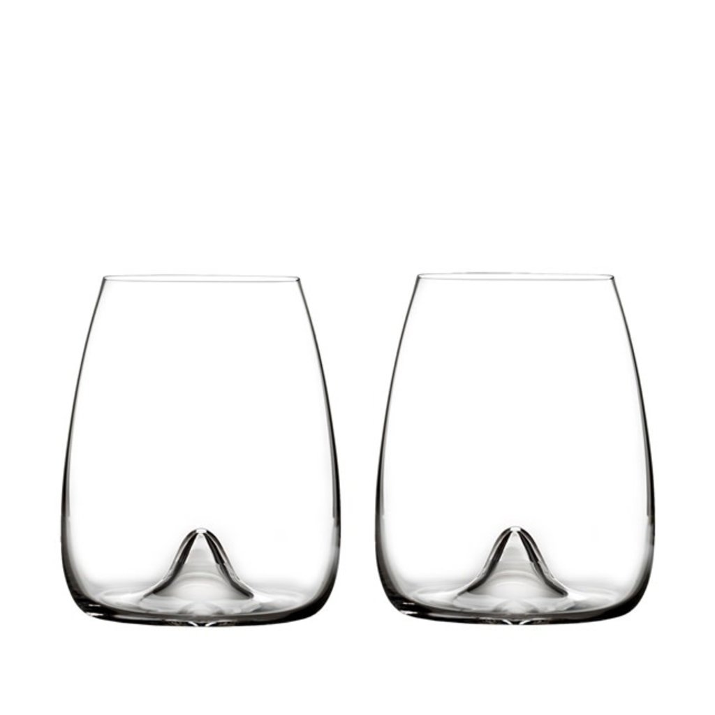 Waterford Elegance Stemless Wine, Pair