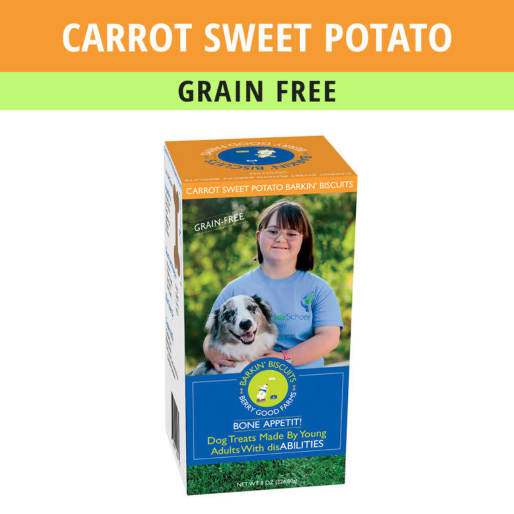Berry Good Farms Barkin Biscuits Carrot Sweet Potato