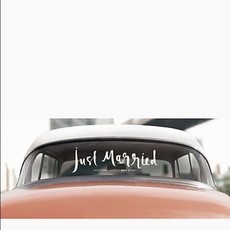 Kate Spade Just Married Window Cling