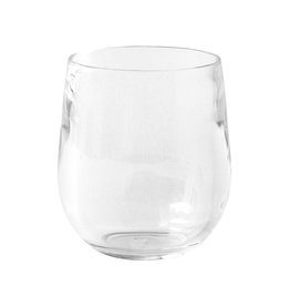 Caspari Acrylic 12oz Tumbler Glass in Crystal Clear