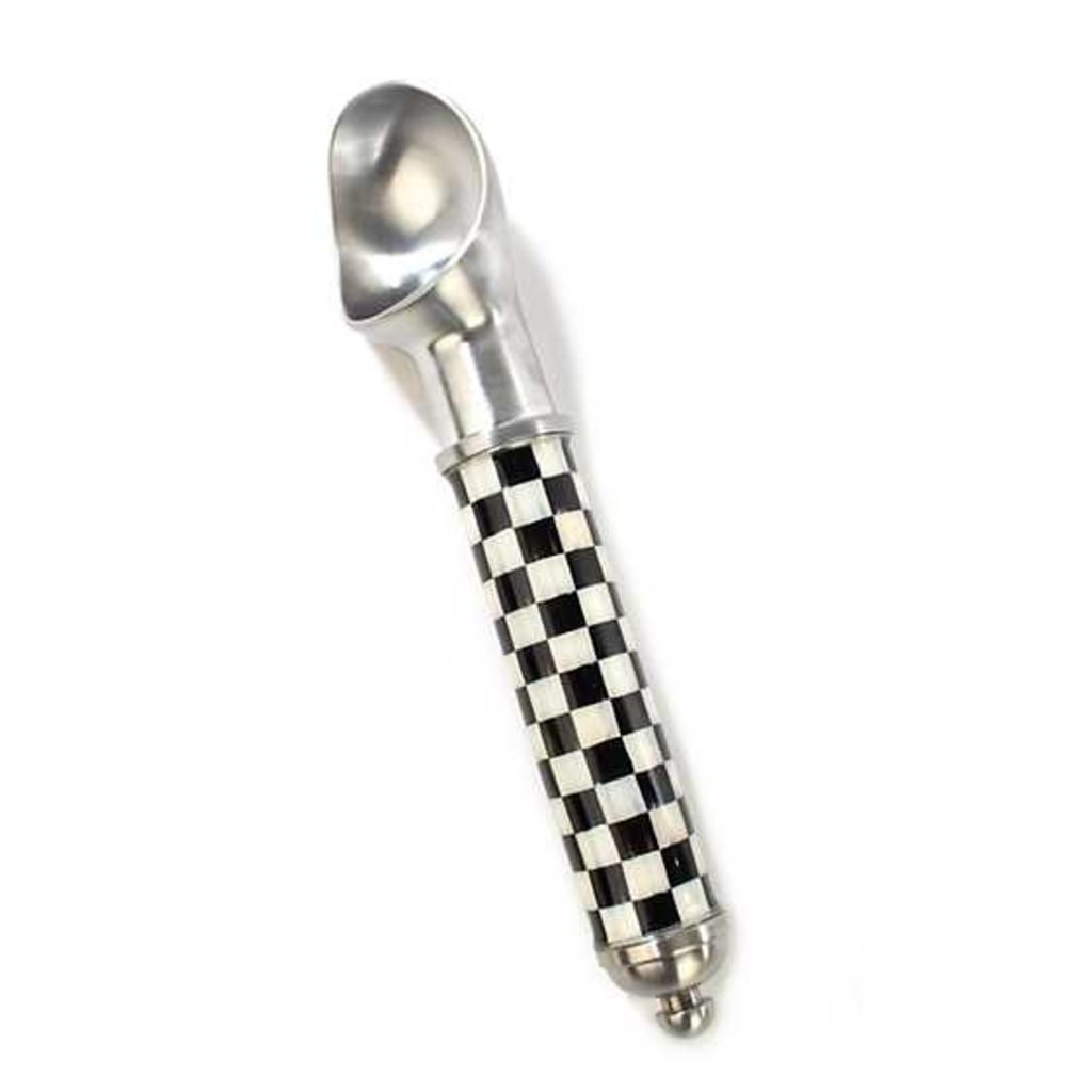 Mackenzie-Childs Supper Club Ice Cream Scoop - Courtly Check