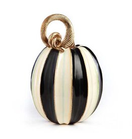 Mackenzie-Childs Elegant Stripe Pumpkin