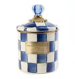 Mackenzie-Childs Royal Check Enamel Canister - Small